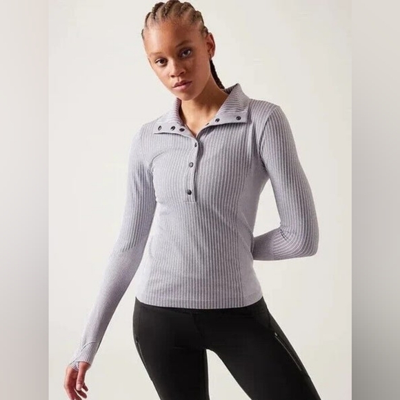 Athleta Tops - Athleta Flurry Seamless Henley